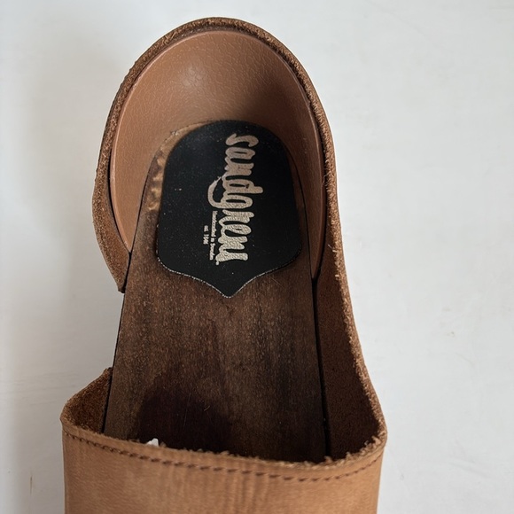 Sandgrens Sweden Brett low closed-back clogs tan leather - Picture 11 of 16